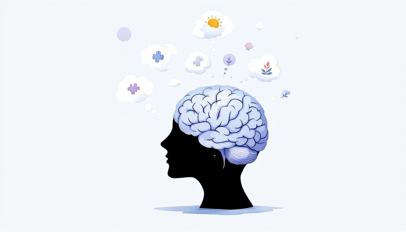 Illustration of brain making a plan to remember dreams