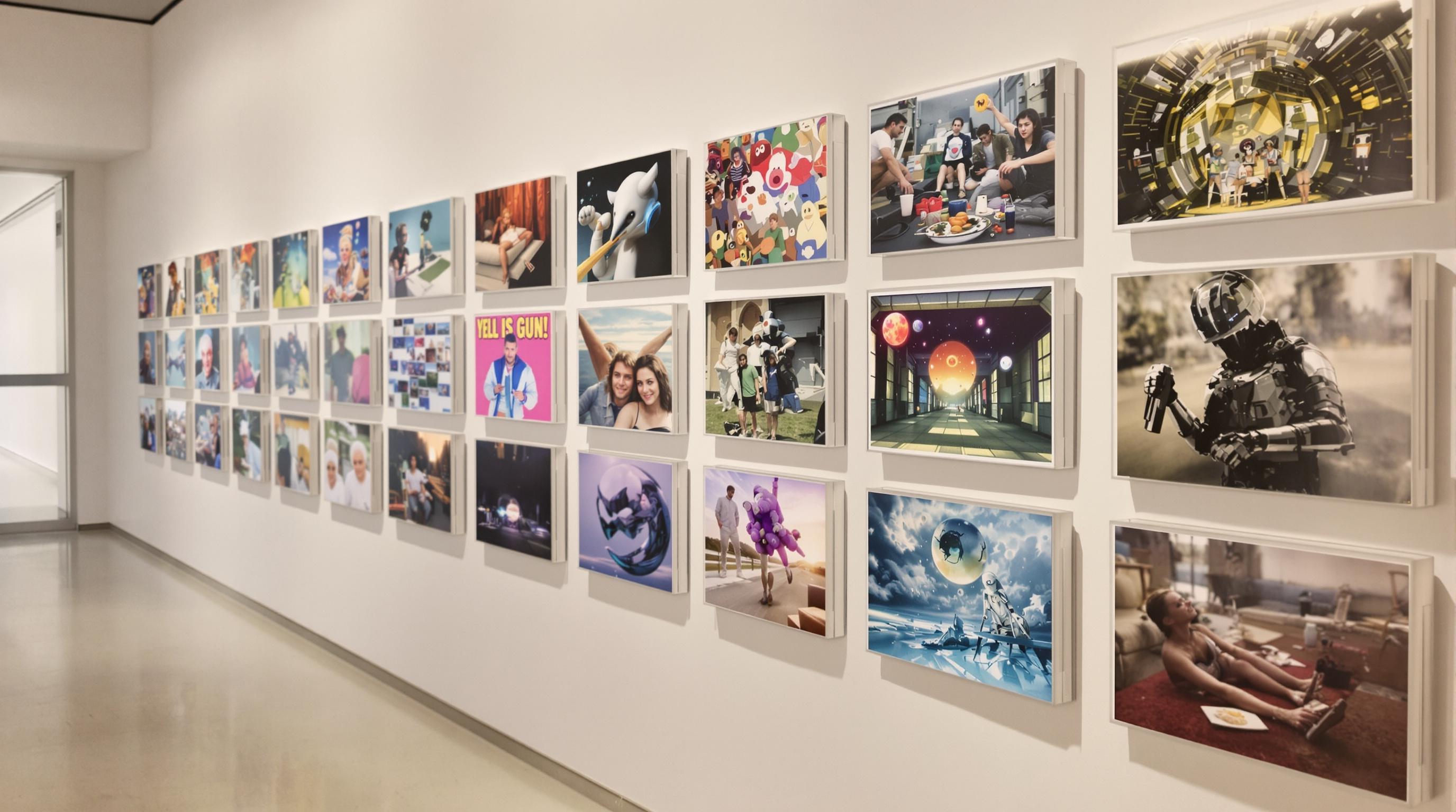 Gallery collection of AI-generated dream images from online dream journal entries showing the power of digital dream preservation