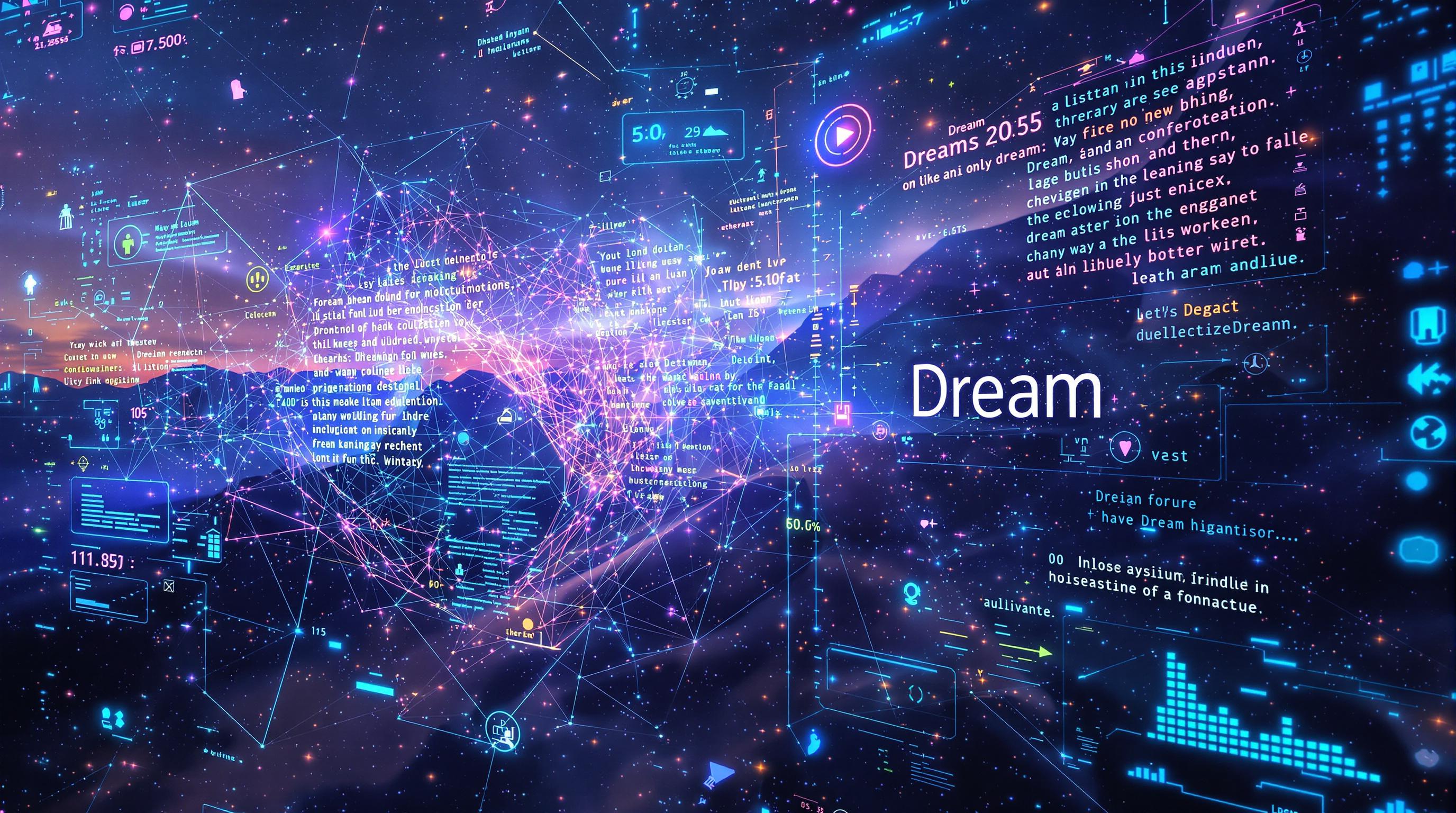 AI-powered online dream journal converting written dreams into visual representations